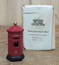 Department 56 Heritage Village Collection "English Post Box" Christmas #5805 - $7.69