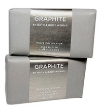 2~Bath &amp; Body Works Graphite Men’s Cleansing Bar Soap (5 oz each) NEW - $19.70