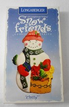 Longaberger Christmas Pottery Chilly Snow Friends Cookie Mold Series 1997 NEW - £12.68 GBP