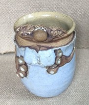Hauula Hawaii Pump Pottery Ugly Face Funny Guy Small Canister Kitsch - $19.80