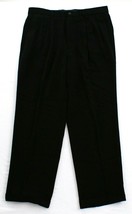 Claiborne Black Pleated Front Cuffed Dress Pants Trousers Men&#39;s NWT - £47.95 GBP