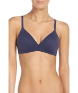 WACOAL 852189 How Perfect No-Wire Contour Bra Sz 34DDD Navy - $37.87 CAD