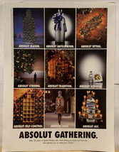 Absolut Gathering 25 Years Holiday 2000s Print Advertisement Ad 2005 - £3.88 GBP