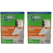 Curad Ouchless Tape 2in X 2.3yds - 1 Roll (Pack of 2) - £10.02 GBP