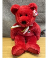 Vintage Ty 1999 Beanie Buddy Osito the Bear Italy Plush Stuffed Animal KG - $471.22 MXN