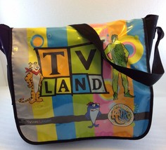 TV Land Messenger Bag Retromercials Tony Tiger Charlie Tuna Jolly Green Giant  - £23.89 GBP