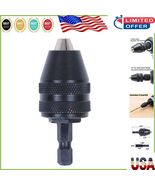 Keyless 1/4-Inch Hex Shank Drill Chuck Adapter for Impact Drivers, 8mm C... - $280.49 MXN