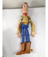 Disney Pixar Toy Story Fire Fightin&#39; Woody soft Doll Hasbro 2004 fightin... - $48.00