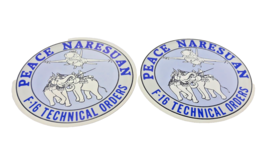 Peace Naresuan F-16 Technical Orders 4&quot; Sticker Lot of 6 - £7.68 GBP