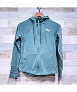 The North Face Eco Ridge Reardon Full Zip Hoodie Jacket Green Pockets Wo... - $39.59