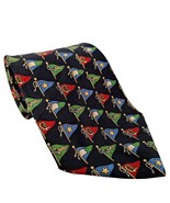 Tommy Hilfiger Flags Sailing Yacht Nautical Stars Stripes Novelty Silk N... - $22.37 CAD