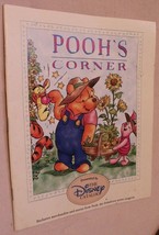 Vintage Pooh&#39;s Corner The Disney Catalog Magazine Winnie The Pooh - £10.30 GBP
