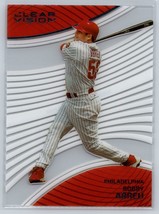 2023 Panini Chronicles #30 Bobby Abreu Clear Vision Red #/100 - £4.77 GBP