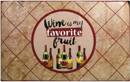 Wine Is My Favorite Fruit Wall Art Sticker Mural Decal Foil Backsplash (30&quot;x18&quot;) - £4.53 GBP