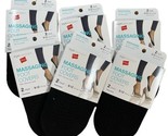 Hanes Style Essentials Massaging Foot Covers 12 Pairs Women’s Shoe Size ... - £23.62 GBP