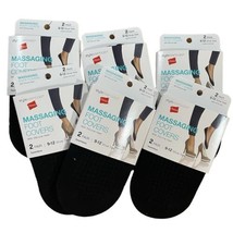 Hanes Style Essentials Massaging Foot Covers 12 Pairs Women’s Shoe Size 9-12 New - £23.42 GBP