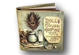 Handcrafted 1:12 Scale Miniature Book Dolls Housekeeping Pre 1900 Dollhouse Sca - £31.86 GBP