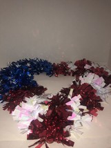 NEW PATRIOTIC American USA FLAG shaped heart Decoration. SHIPN24HR - $20.67