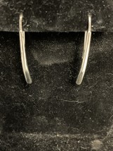 Modernist Drop 1.5” Sterling Silver 925 LA Earrings - $462.42 MXN