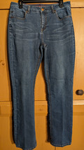 Liverpool Sadie Straight Leg Stretch Denim Jeans Medium Faded Wash 32x29... - £19.73 GBP