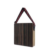 Ebony two-handed wooden tambourine Cajon Kahong drum box drum travel pra... - $2,346.56 MXN
