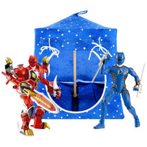 Light Blue Tent, 2 Sleeping Bags, Star Print for Action Figure, Stuffed Animal - £19.89 GBP