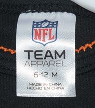 NFL Team Apparel Licensed Cincinnati Bengals 3 Pack 0 3 To 6 12 Month One Piece image 8