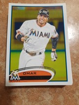 2012 Topps Baseball Card # 456 Omar Infante - £1.20 GBP