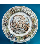 Wedgwood Jamestown Historical Scenes Williamsburg Collector Plate Pocaho... - $275.62 MXN