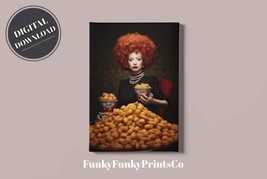 Artisan PRINTABLE wall art, Mary Queen of Tater Tots (Humorous) | Downlo... - £2.72 GBP