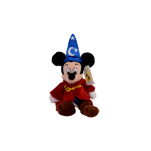 Walt Disney World Sorcerer Mickey Beanbag Plush 13&quot; Stuffed Toy - $9.89