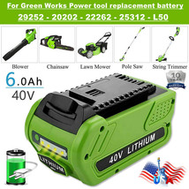 29472 For Greenworks G-MAX 40V Replacement Lithium Battery 29462 29482 2... - $70.99