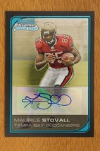2006 Bowman Chrome Rookie Autograph Maurice Stovall #261 Rookie Auto Tampa Bay - £3.85 GBP