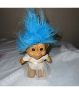 Vintage Russ Ballerina Troll Doll Blue Hair - $20.77 CAD