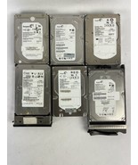 LOT OF 6 - Assorted Seagate  Hard Drives - 3.5&quot; HDD - Cheetah - Barracuda - £55.05 GBP