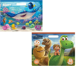 Underwater Adventures / The Good Dinosaur Disney Pixar  Floor Coloring Pad 2 SET - £19.37 GBP