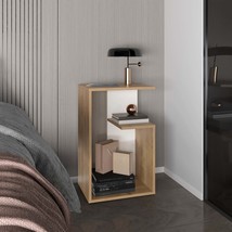 25&quot; H Side Table with 1 Shelf - Compact Accent Furniture - $75.99