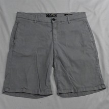 Jack of Spades 34 x 10&quot; Gray Mens Stretch Montauk Comfort Bermuda Chino Shorts - £18.69 GBP