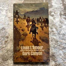 Dark Canyon Western Paperback Book by Louis L&#39;Amour from Bantam Books 1971 - $18.27