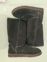 UGG Australia Classic Tall Boots Womens Sz 8 Genuine Leather Sheep Skin Lining - £23.74 GBP