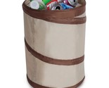 Smart Design Spiral Pop Up Trash Bin with Open Top - Easy to Clean Desig... - £21.10 GBP
