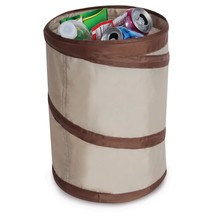 Smart Design Spiral Pop Up Trash Bin with Open Top - Easy to Clean Desig... - £23.46 GBP