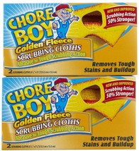 Chore Boy Golden Fleece Scrubbing Cloth, 2 Ct-2 Pk - $18.99