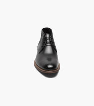 Stacy Adams Maxwell Plain Toe Chukka Boot Smooth leather Black Lace Up 25551-001 image 3