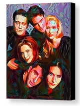 Framed FRIENDS TV show Abstract 9X11 Art Print Limited Edition w/signed COA - $19.19