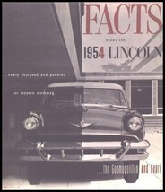 1954 Lincoln Facts Brochure- Capri Cosmopolitan Xlnt! - £11.47 GBP