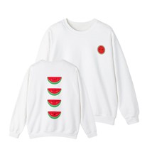 Womens mens watermelon  sweatshirt, white, gray, blue, pink, S, M, L, XL... - £55.08 GBP