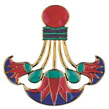 Cleopatra Lotus Pendant Necklace - $15.98