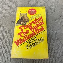 Thursday The Rabbi Walked Out Paperback Book by Harry Kemelman from Fawcett 1978 - £9.74 GBP