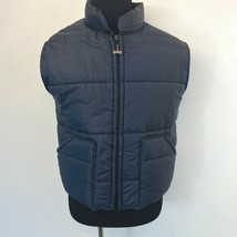 Vintage Big Smith Vest size XL Blue Puffer Sleeveless Work Jacket Nylon USA CJ - $21.95